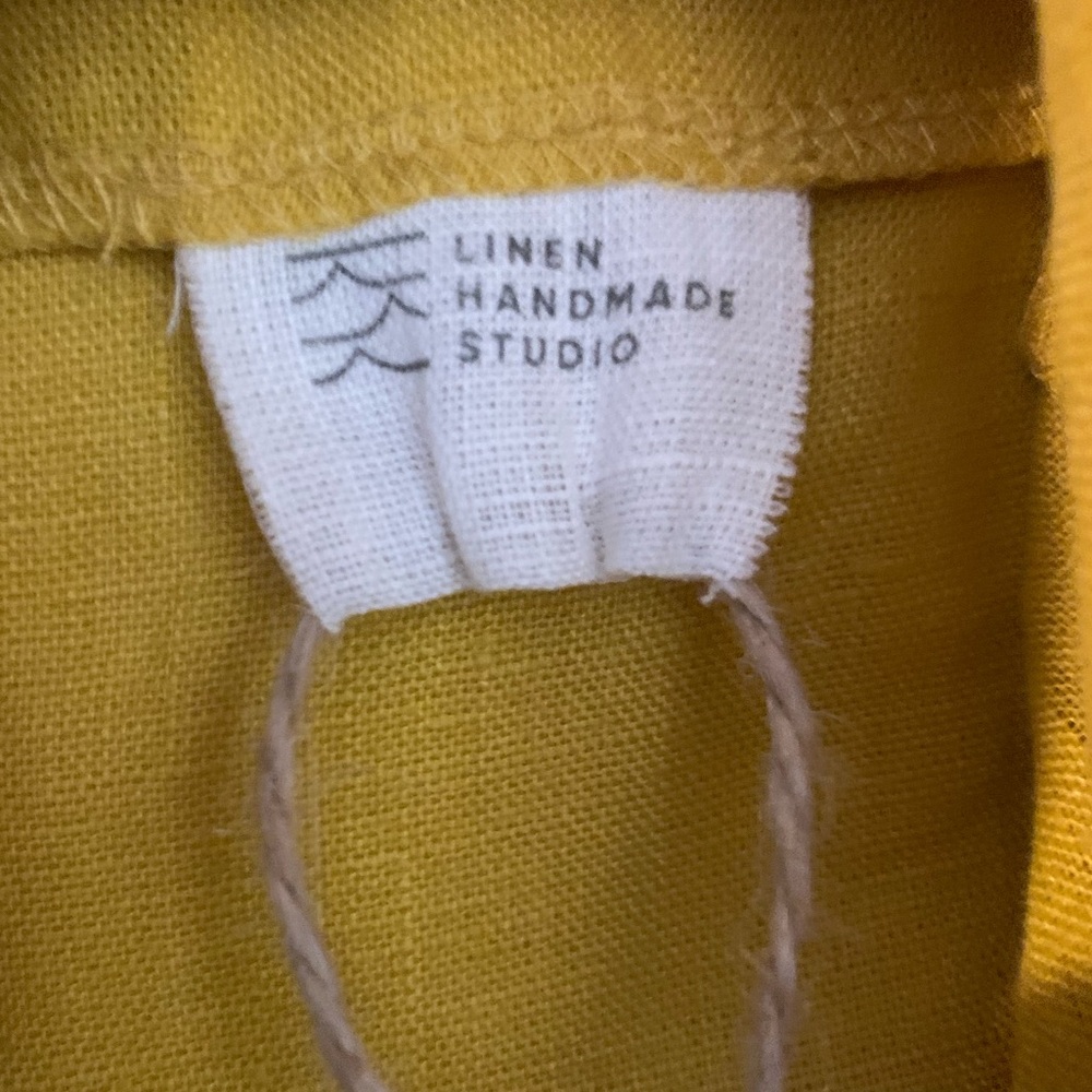 Halter Linen Mini Dress - Picture 4 of 8